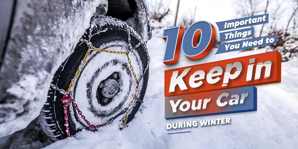 10 Important Things You Need to Keep in Your Car During Winter